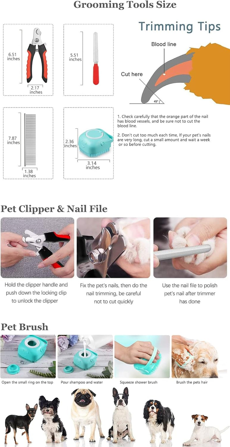 Pet Grooming Hammock, Durable Dog Hammock for Grooming, Dog Grooming Helper Cat/Dog/Pet Grooming Hammock (S(Legs Spacing: 5.1""-11.8"" / Max W: 55LB))